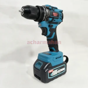 دریل شارژی براشلس باس مدل 118VOLT - با باتری لیتیوم و گیربکس دو دور