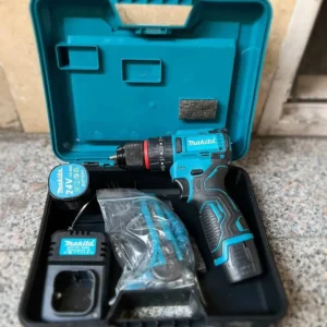 دریل شارژی 24 ولت براشلس سه نظام فلزی طرح ماکیتا مدل MA-24V
